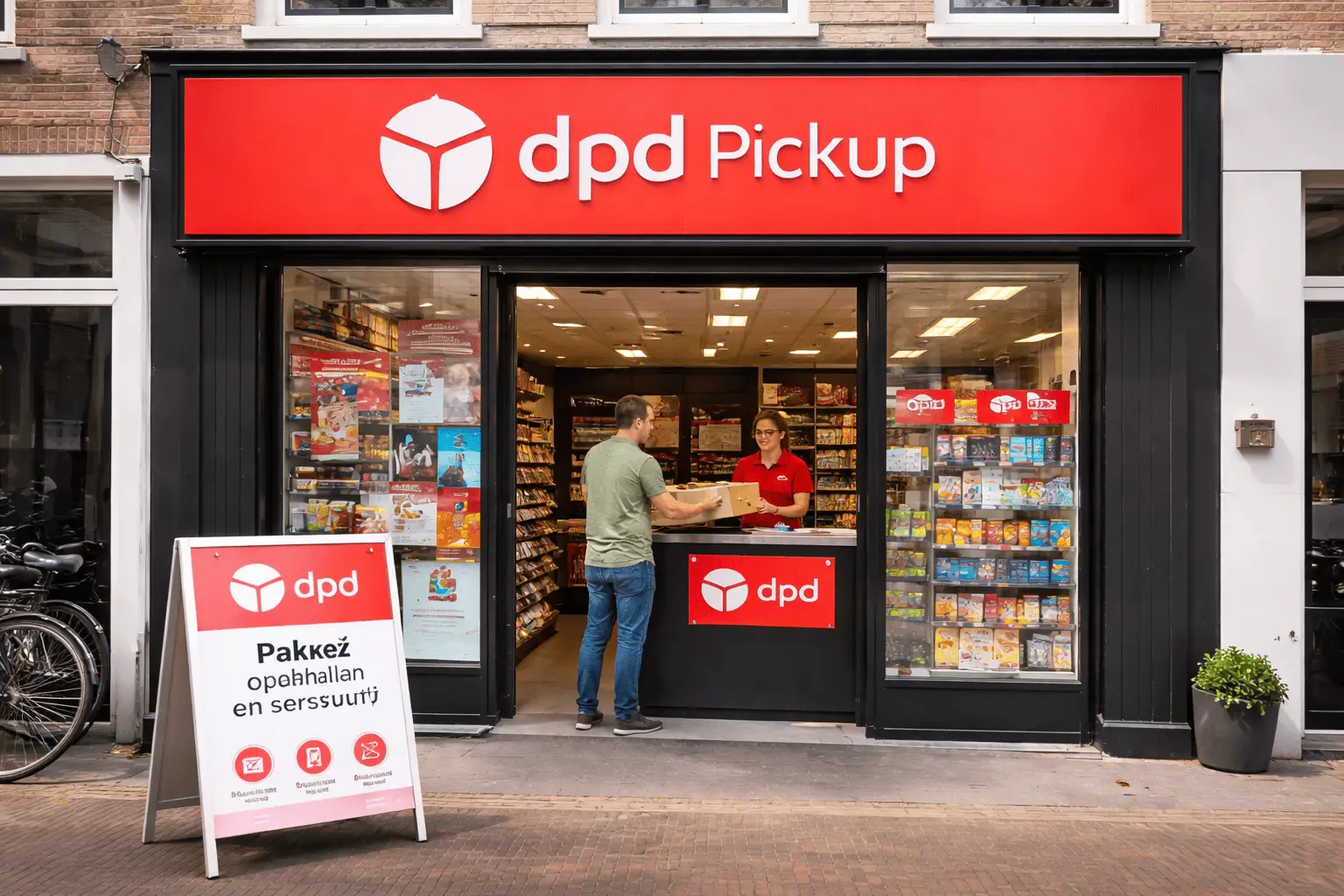 DPD pickup point in Delft